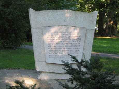 Soboški mestni park spomenik